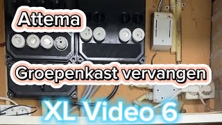 Groepenkast vervangen ⚡️ XL video 6  Elektricien  Attema  fuseboard  Amsterdam [upl. by Ainnos620]