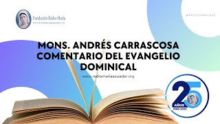 Comentario del evangelio  Mons Andrés Carrascosa  03 de marzo de 2024 [upl. by Nylatsirhc463]