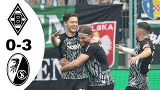 Borussia Mgladbach VS SC Freiburg 03 Highlights  Bundesliga 20232024 [upl. by Asilla]