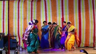 Marathi Dancejanmabaichanesati paithani choli ga  bayla mazyawomen cultural dance [upl. by Wesley]