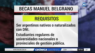 BECAS MANUEL BELGRANO CUÁNTO PAGAN Y CÓMO ANOTARSE [upl. by Westerfield806]