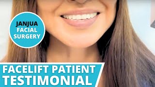 FACELIFT RESULTS PATIENT TESTIMONIAL  DR TANVEER JANJUA  NEW JERSEY [upl. by Ziul]