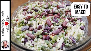 Bean Salad Recipe  Old Fashioned  Vintage Recipes You Remember [upl. by Vergne]