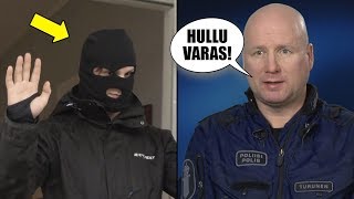 Poliisi tunnisti tämän hullun rosvon [upl. by Osborne]