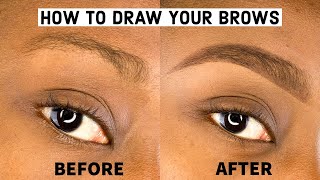 HOW TO EASY EYEBROW TUTORIAL FOR BEGINNERS WITH PENCIL  LADE KEHINDE [upl. by Stulin193]