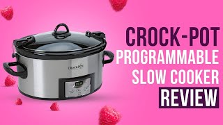 CrockPot SCCPVL610SA 6Quart Cook amp Carry Programmable Slow Cooker Review [upl. by Namhar]