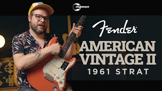 The Peak of 60s Strats Returns The American Vintage II 61 Stratocaster [upl. by Teerell879]