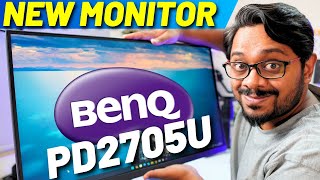 BenQ PD2705U Review ⭐ Best 4K Monitor for Graphics amp Video Editing⚡TypeC USB Hub amp Power Delivery [upl. by Anomer]