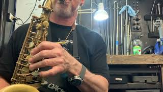 6843 SELMER MAK VII ALTO SAXOPHONE 256623 play test 01 [upl. by Lleznol159]