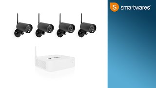 Smartwares WDVR840S Wireless security camera set [upl. by Sahpec]