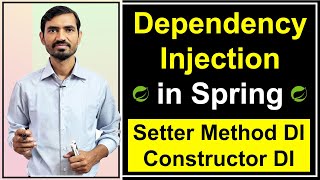 6 Ways of Injecting dependencies  Setter Method amp Constructor Dependency Injection in Spring Hindi [upl. by Kingsly]