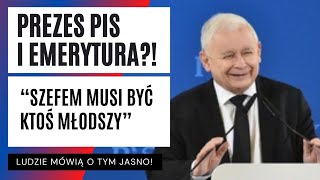 Kaczyński i EMERYTURA SENSACYJNA zapowiedź prezesa PiS Partią ma rządzić ktoś MŁODSZY  FAKTPL [upl. by Airad]