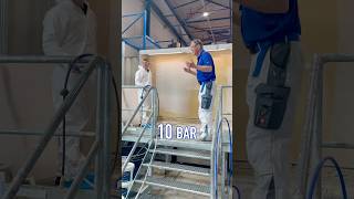 Airless Spray Plaster Graco Mark XT ➡️ Only 10 Bar Pressure Drop [upl. by Palumbo135]