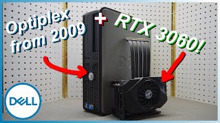 Installing an RTX 3060 into the Optiplex [upl. by Ahsimak]