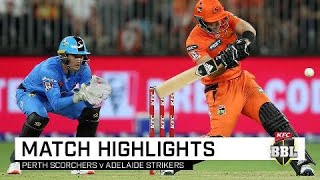 Adelaide outclass Scorchers despite Livingstones sixfrenzy  KFC BBL09 [upl. by Emerald]