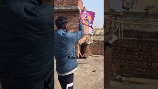 Patang lover 🪁🪁😍 kiteflying youtube kitecautting trending video viralshort vlog shorts [upl. by Marzi]