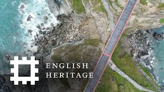 Postcard from Tintagel Castle Cornwall  England Drone Footage [upl. by Romine]