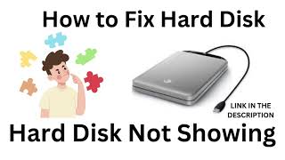 Hard disk not showing up in Windows [upl. by Irok556]