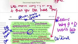 Othello Act 1 Scene 3 review part 3 [upl. by Noira]