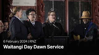 Waitangi Day Dawn Service  06 February 2024  RNZ [upl. by Yankee]