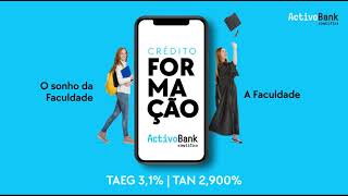 Crédito Formação ActivoBank  Ensino Superior [upl. by Amias88]