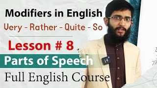 Lesson 8 Use of Modifiers in English  Premodifiers  Learn English Full Course [upl. by Yentroc450]