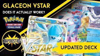 Glaceon VSTAR Is Out On TCGO Trying Updated Glaceon VMAX Deck Pokemon TCG [upl. by Nancie942]