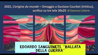 54 Edoardo Sanguineti quotBallata della guerraquot Lettura di Fabiola Filardo [upl. by Thurman]