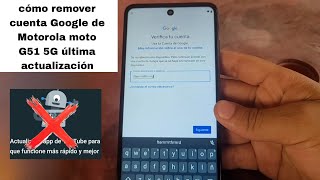 Nuevo Metodo Elimina cuenta Google en Motorola Moto G51 5G En 5 minutos 2024 [upl. by Ellenwahs]