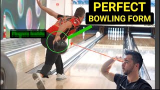 Analyzing the PERFECT OneHanded Bowling Form [upl. by Eiramyelhsa626]