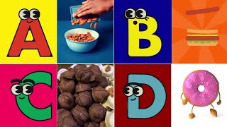 Food ABC Song  Food Alphabet Song  Phonics song A to Z  Learn ABC  KidPreps [upl. by Ponton]