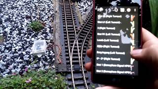 Servo LGB turnout controlled with RemoteCS2 app over WiFi [upl. by Karas]