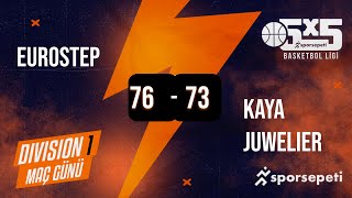 Eurostep  Kaya Juwelier  Div 1  Sporsepeti Basketbol Ligi [upl. by Rehpetsirhc]