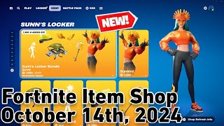 NEW SUNNS LOCKER BUNDLE amp MARVEL SKINS ARE BACK Fortnite Item Shop [upl. by Juta]