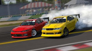 Assetto Corsa  Silvia S15 vs Mark II JZX100  VDC Autopolis [upl. by Nayb]