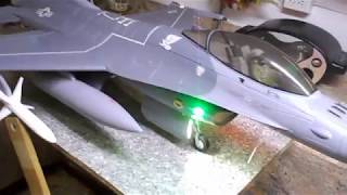 how to install flaperons on a freewing 90mm F16 using a tactic ttx850 transmitter [upl. by Norma]