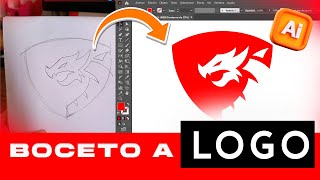 Domina el Arte de crear LOGOS TUTORIAL  Illustrator y la Pluma te Sorprenderán [upl. by Ellasal179]