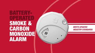 First Alert SMCO100  BatteryOperated Smoke amp Carbon Monoxide Alarm [upl. by Girvin683]