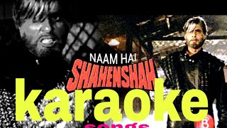 Film Shahenshah original quality karaoke songs Andheri raaton mein [upl. by Winther992]