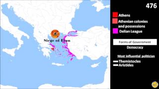 History of Athens 1st and 2nd Athenian Empire [upl. by Andert]