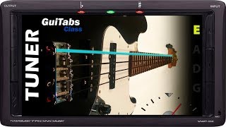 Standard Bass Tuner 📟  GuiTabs Tuners 🎸 [upl. by Llerol624]