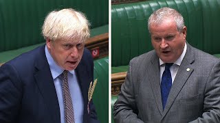 Totally illogical Boris Johnson reacts to attack by Ian Blackford over new Brexit law proposal [upl. by Melia816]