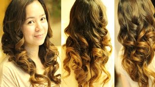 Big Voluminous Curls to Loose Tousled Waves Hair Tutorial [upl. by Felty]