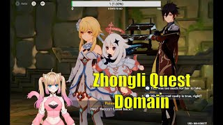 Zhongli Quest Domain  Genshin Impact [upl. by Heyde]