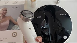 MLAY RF Radio Frequency Facial And Body Skin Tightening Machine Review Professional Home RF Liftin [upl. by Anirad]