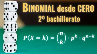 DISTRIBUCIÓN BINOMIAL desde CERO  2º bachillerato [upl. by Orianna]