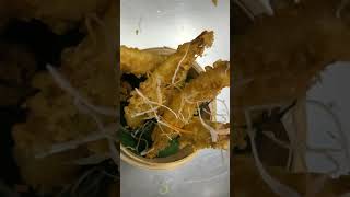 Tempura prawns food seafood like delicious lovely [upl. by Artep]