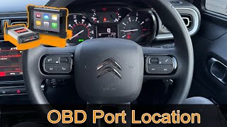 2024 CITREON C3  OBD port location [upl. by Drofdarb]