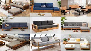 Best 140 Modern Wooden Sofa Designs 2024  Living Room Sofa Design  Wooden Sofa Set Design Ideas [upl. by Gonzales11]