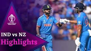 🔴IND vs NZ SemiFinal Highlights  India vs New Zealand World Cup 2023 SemiFinal Highlights [upl. by Eimar]